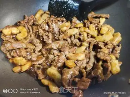Make Beef fried horseshoes step 5