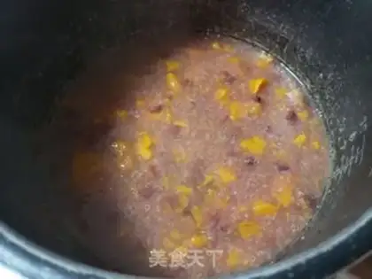 Make Quinoa, red beans, sweet potatoes step 4