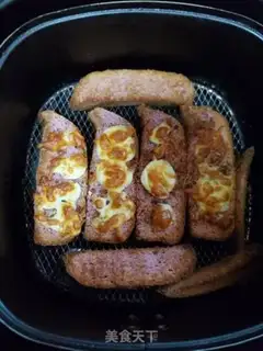 Make Black sugar cheese toast step 5