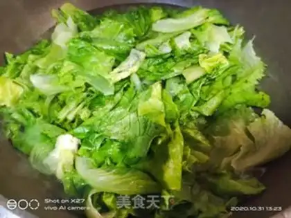 Make Garlic lettuce step 3