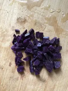 Make Purple potato wood step 1