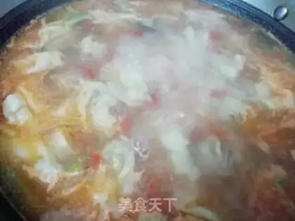 Make Tomato egg soup step 2
