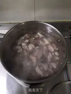 Make Clear the radish beef step 2