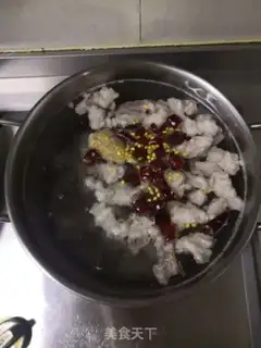 Make Clear the radish beef step 4