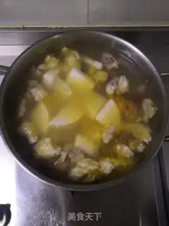 Make Clear the radish beef step 6