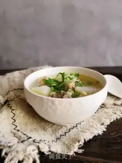 Make Clear the radish beef step 7