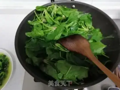 Make Soup spinach step 1
