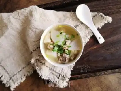 Make Clear the radish beef step 8