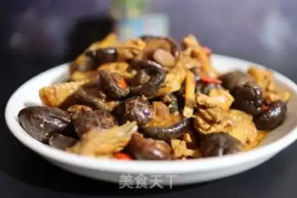 Make Bean petal sauce for mushroom chicken step 7