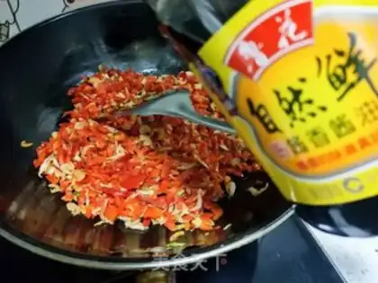 Make Shrimp skin and chili pepper step 7