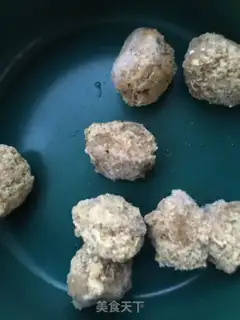 Make Beefball powdered radish step 4
