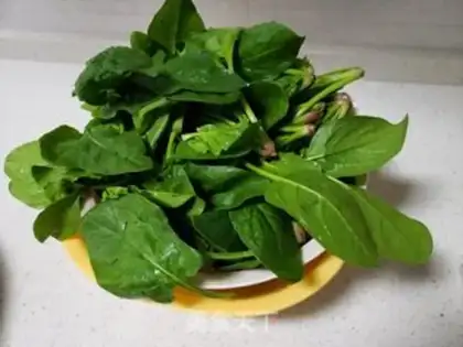 Make Spinach chords step 0