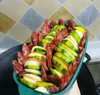 Make Vegetable sausage step 4