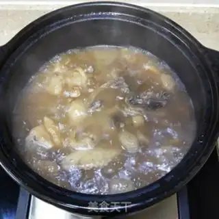 Make A chicken stew with yellow broccoli step 13