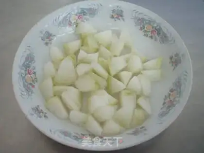 Make Cheese juice, melon shrimp noodles step 2