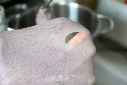 Make Black rice round of cheese, breakfast bread step 2