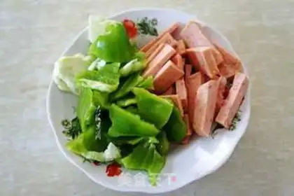 Make Pepper for ham step 1