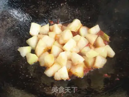 Make Cheese juice, melon shrimp noodles step 6