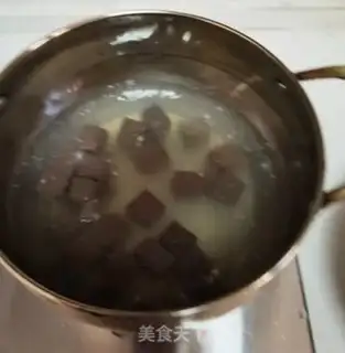 Make Duck blood tofu step 3