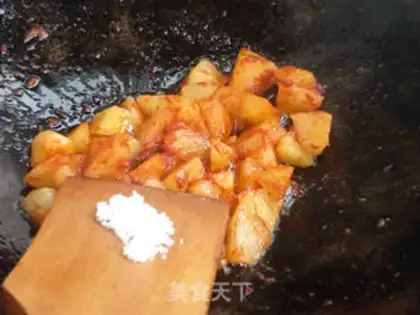 Make Cheese juice, melon shrimp noodles step 8