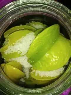 Make Sour peach water step 4