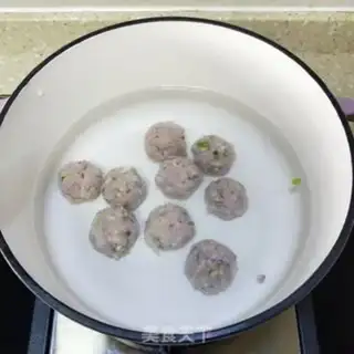 Make Meatballs, tofu soup step 4