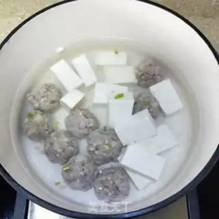 Make Meatballs, tofu soup step 5