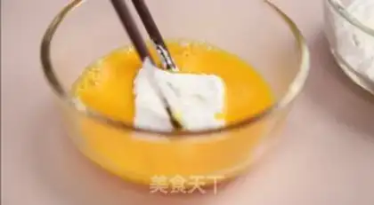Make Egg bun tofu step 1