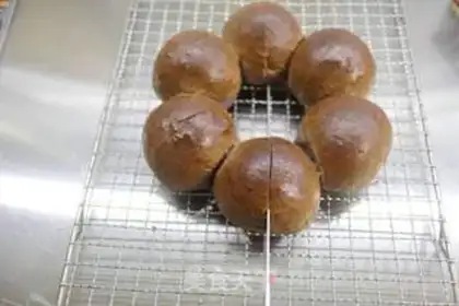 Make Black rice round of cheese, breakfast bread step 11