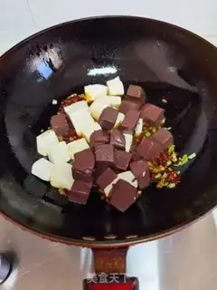 Make Duck blood tofu step 10