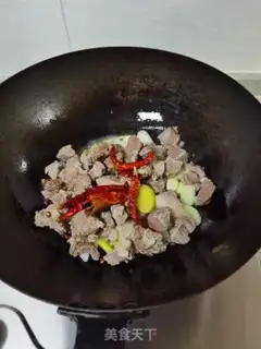 Make Red lamb stew, radish step 7