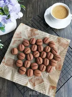 Make Coffee-bean cookies step 13