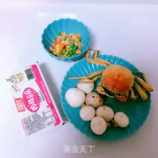 Make Crab tofu step 0