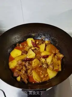 Make Red lamb stew, radish step 11