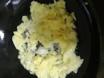 Make Sausage fried rice step 1