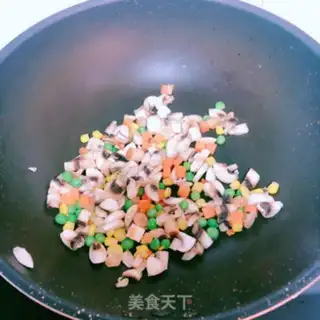 Make Crab tofu step 3