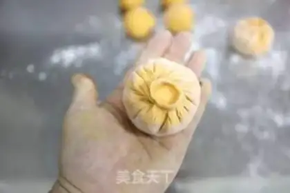Make Pumpkin buns step 17