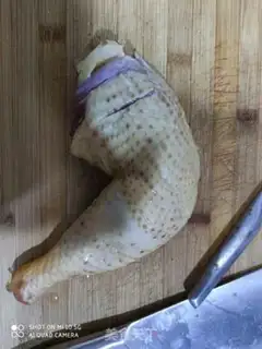 Make Chicken-legged potatoes and mushrooms step 0