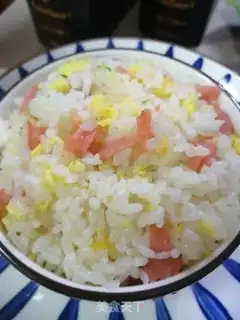 Make Sausage fried rice step 5