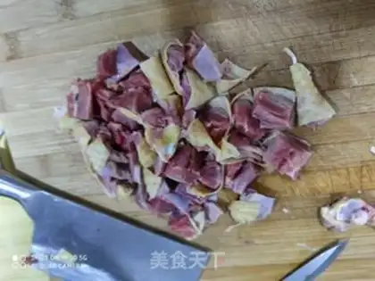 Make Chicken-legged potatoes and mushrooms step 2