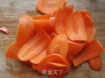 Make Carrot and spinach step 2