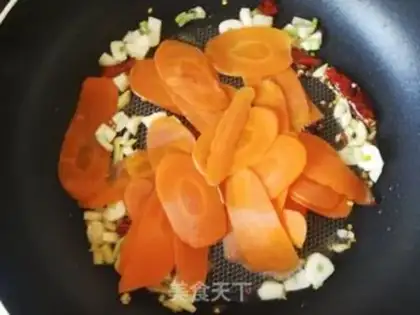 Make Carrot and spinach step 4