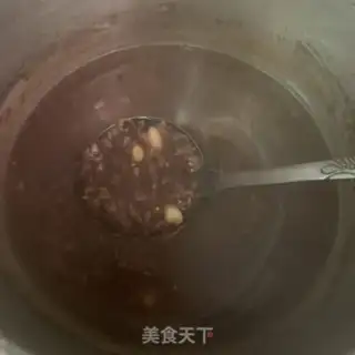 Make Black rice peanut porridge step 5