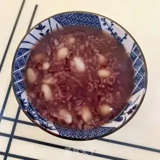 Make Black rice peanut porridge step 6