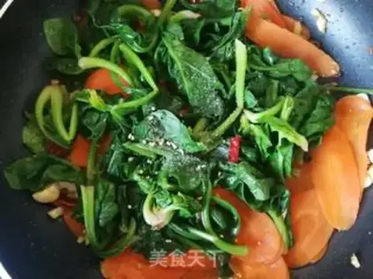Make Carrot and spinach step 8
