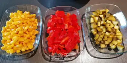 Make Five-coloured wheat salad step 2