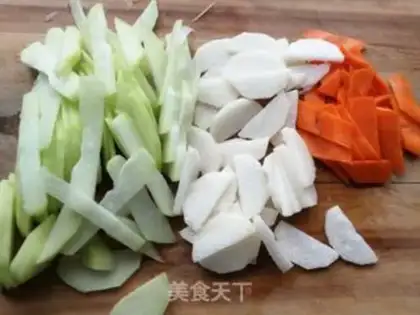 Make Carrot Mountain step 1