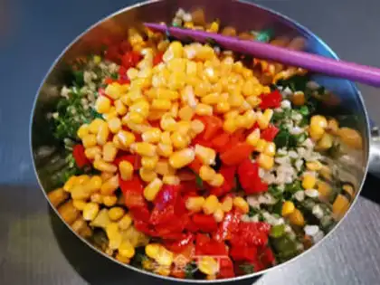Make Five-coloured wheat salad step 5