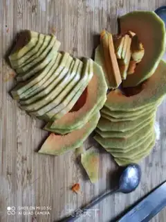Make Pumpkin rice cake step 0