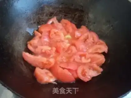 Make Celery tomato egg soup step 2